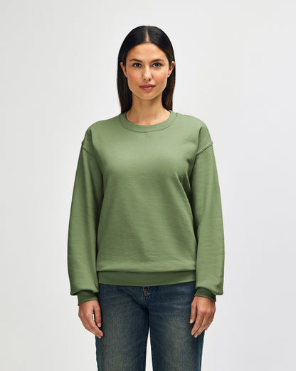 Gildan Heavy Blend Adult Crewneck Sweatshirt - Military Green