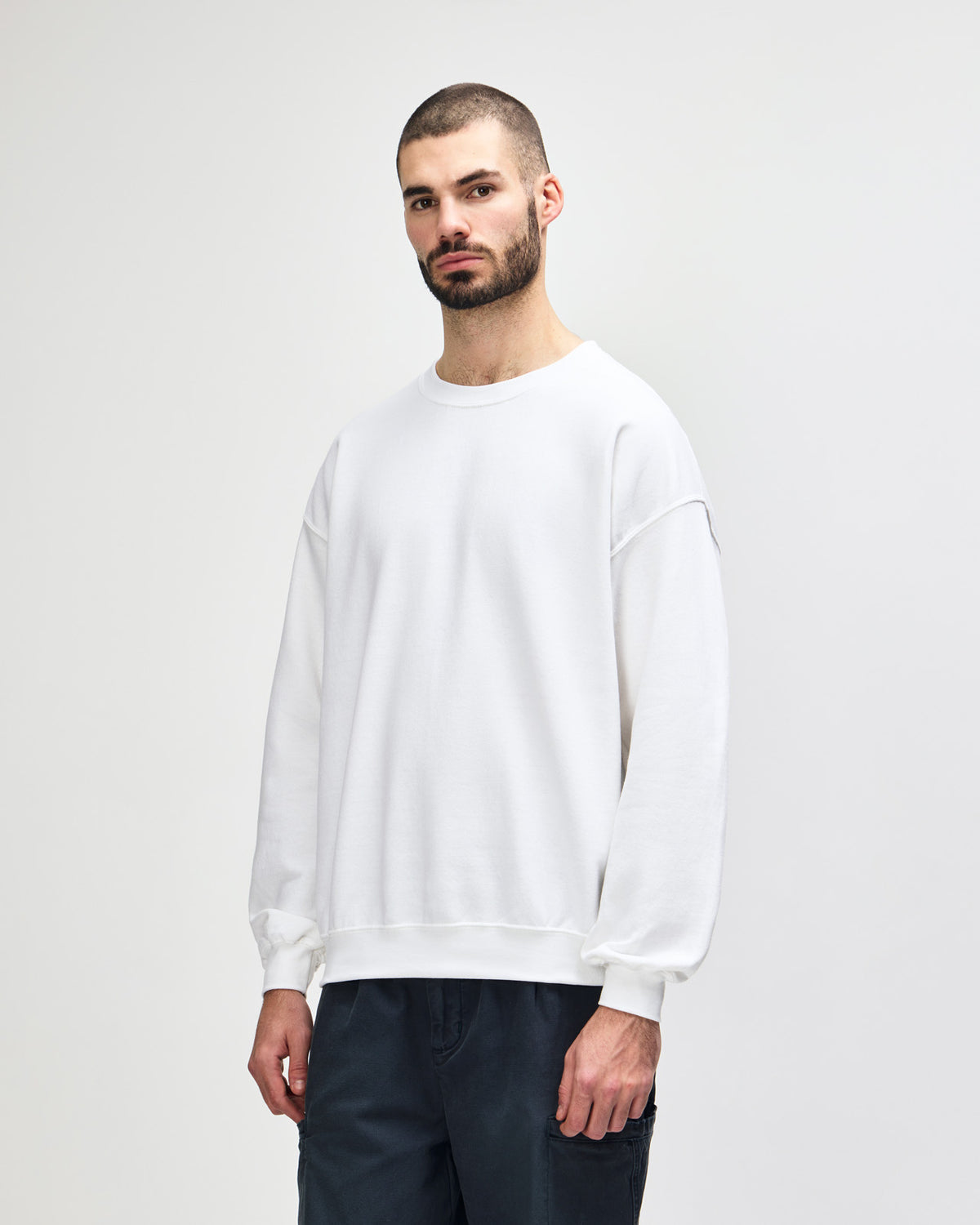 Gildan Heavy Blend Adult Crewneck Sweatshirt - White