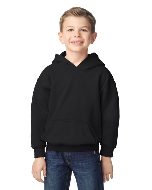 Gildan Heavy Blend Youth Hooded Sweatshirt - Black