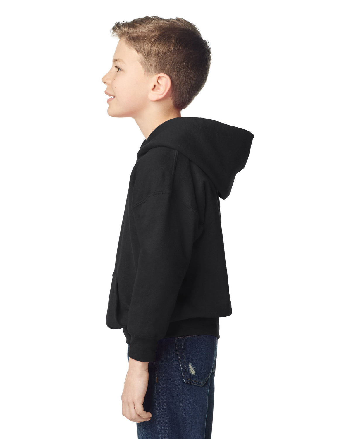 Gildan Heavy Blend Youth Hooded Sweatshirt - Black