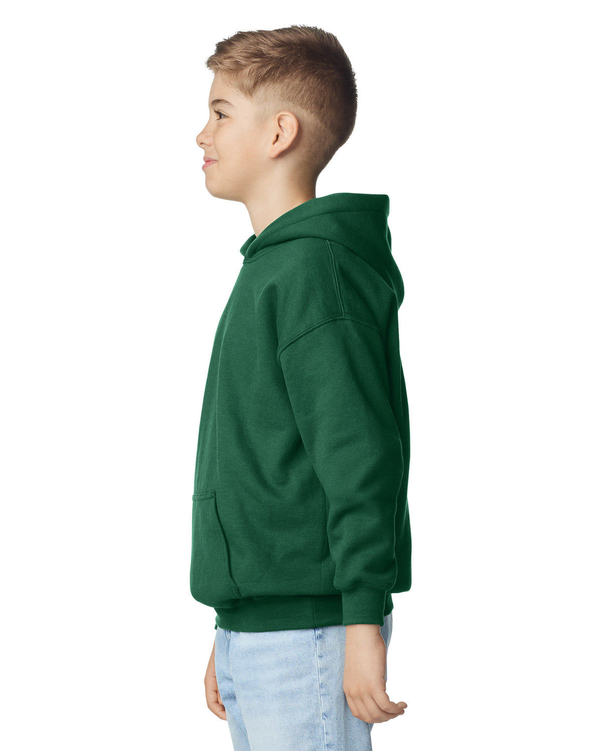 Gildan Heavy Blend Youth Hooded Sweatshirt - Forest Green
