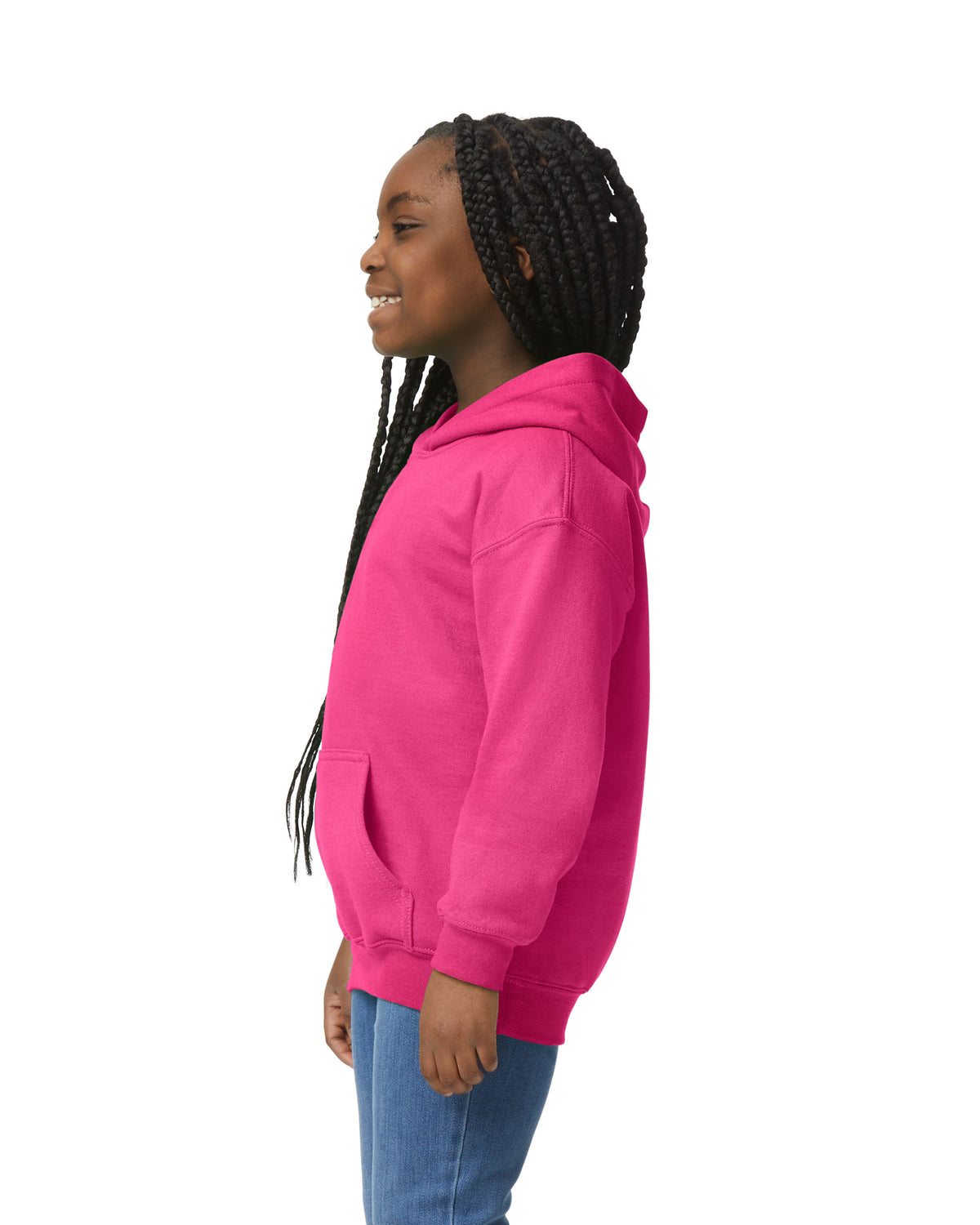 Gildan Heavy Blend Youth Hooded Sweatshirt - Heliconia