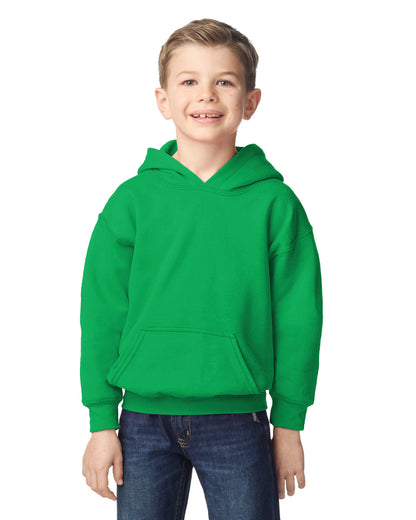 Gildan Heavy Blend Youth Hooded Sweatshirt - Irish Green