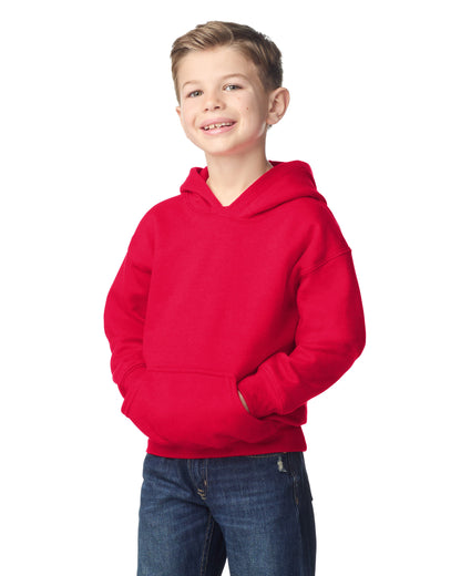Gildan Heavy Blend Youth Hooded Sweatshirt - Red