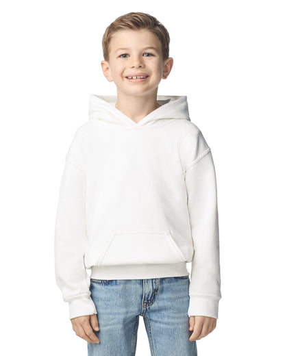 Gildan Heavy Blend Youth Hooded Sweatshirt - White