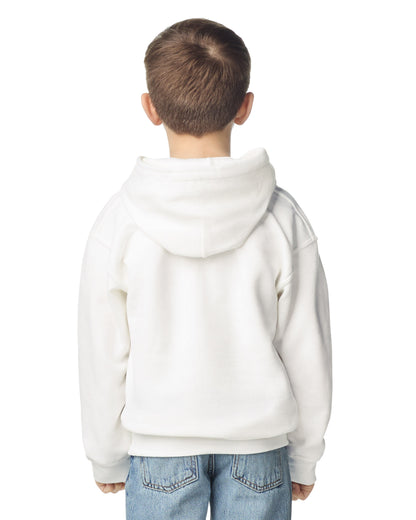 Gildan Heavy Blend Youth Hooded Sweatshirt - White