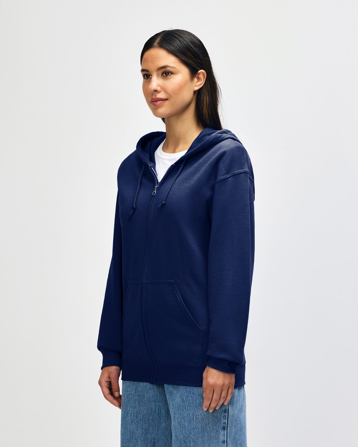 Gildan Heavy Blend Adult Full Zip Hooded Sweatshirt - Navy