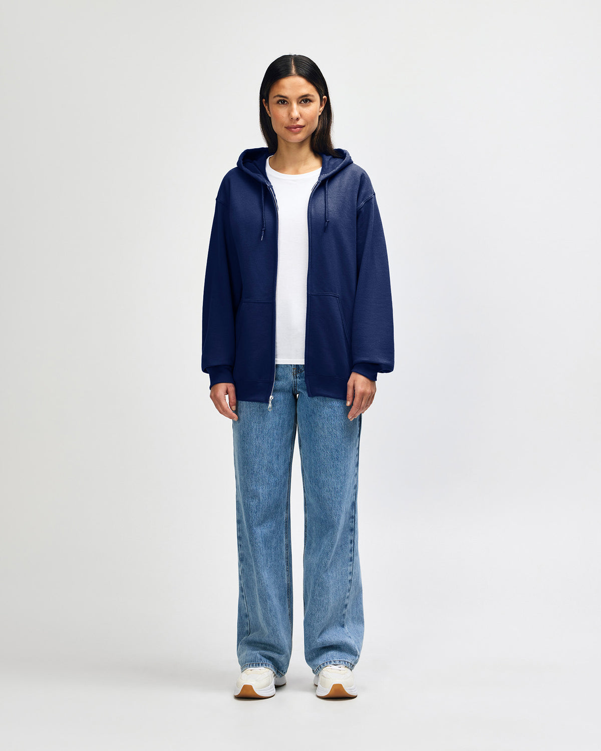 Gildan Heavy Blend Adult Full Zip Hooded Sweatshirt - Navy