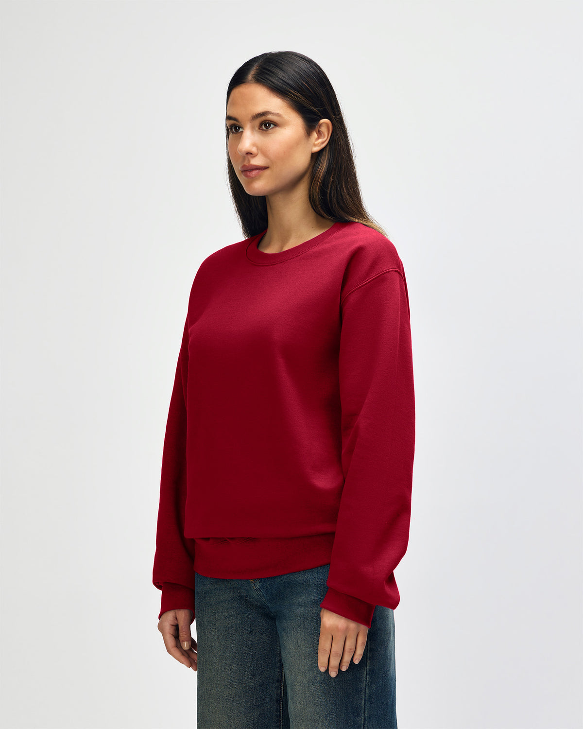 Gildan Hammer Maxweight Adult Crewneck Sweatshirt - Cherry Red