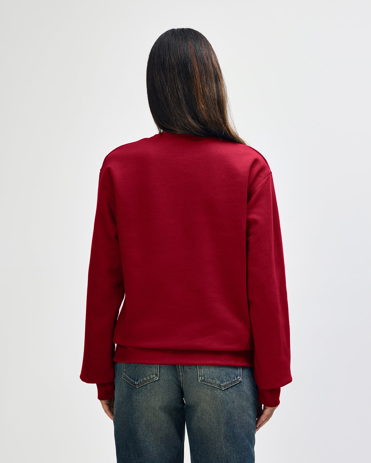 Gildan Hammer Maxweight Adult Crewneck Sweatshirt - Cherry Red