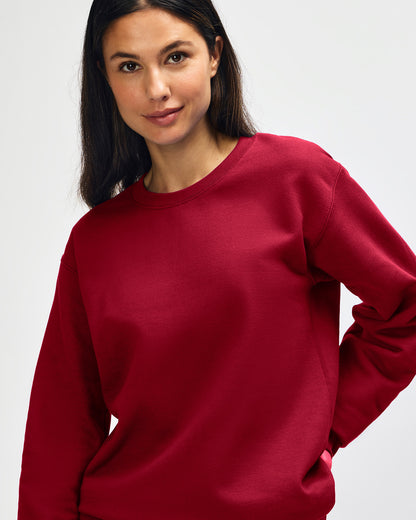 Gildan Hammer Maxweight Adult Crewneck Sweatshirt - Cherry Red