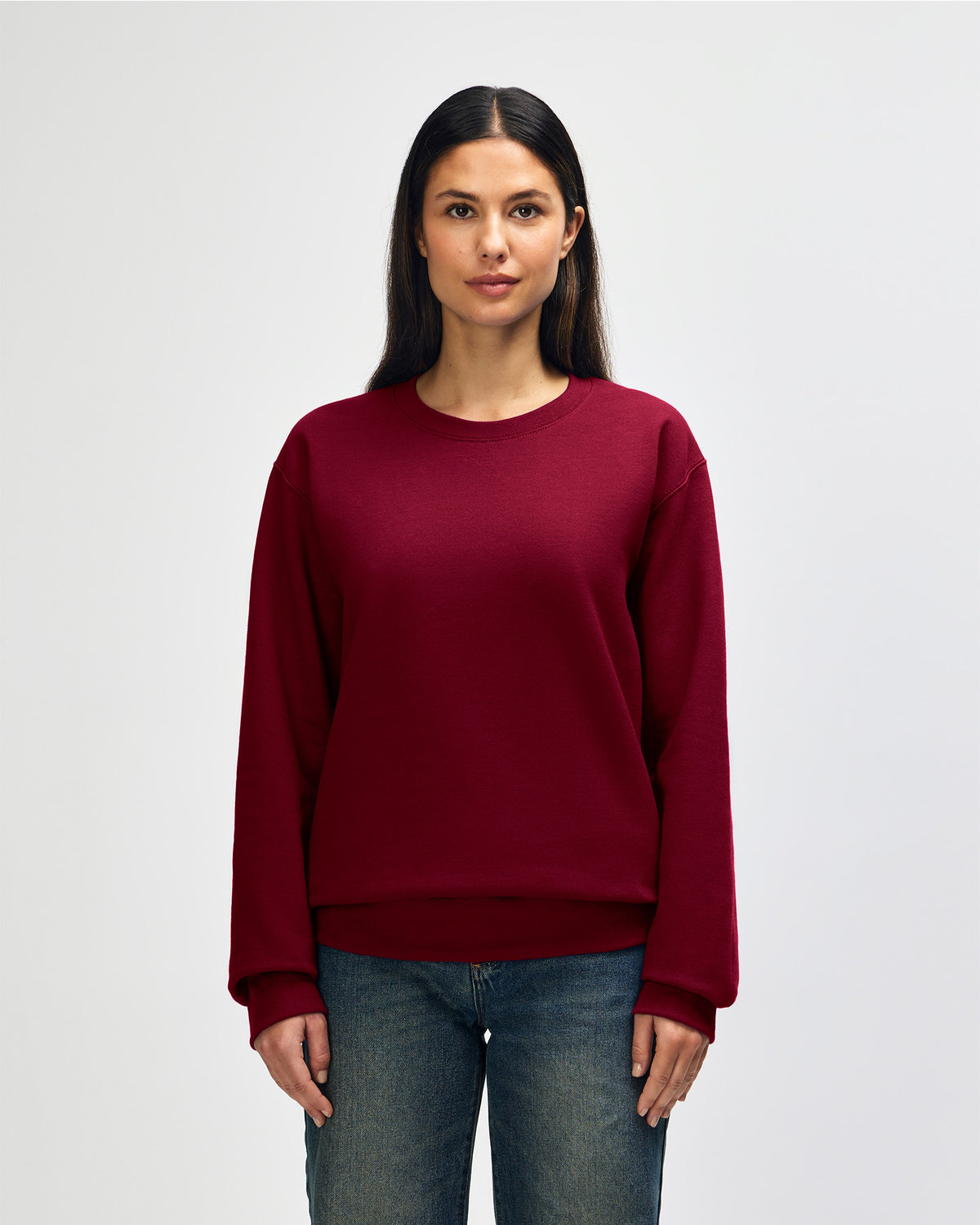 Gildan Hammer Maxweight Adult Crewneck Sweatshirt - Garnet