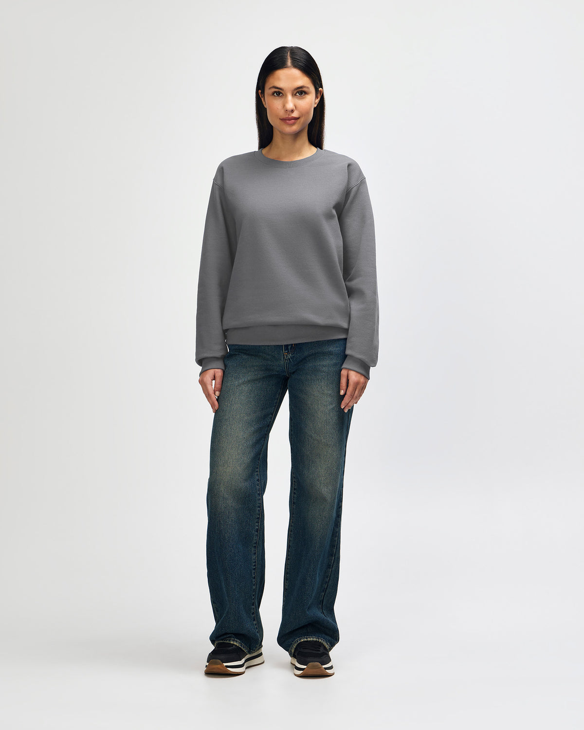 Gildan Hammer Maxweight Adult Crewneck Sweatshirt - Gravel