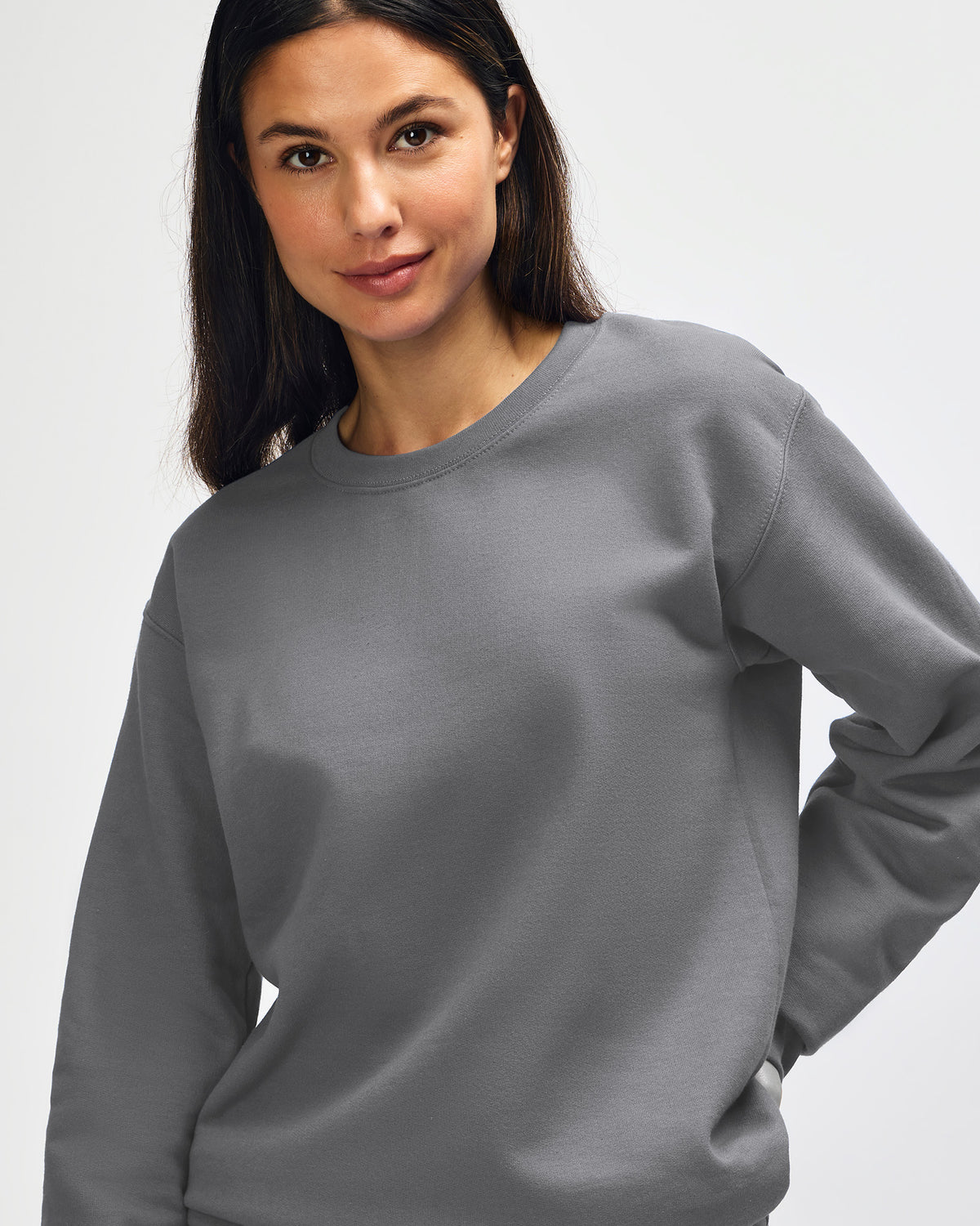 Gildan Hammer Maxweight Adult Crewneck Sweatshirt - Gravel