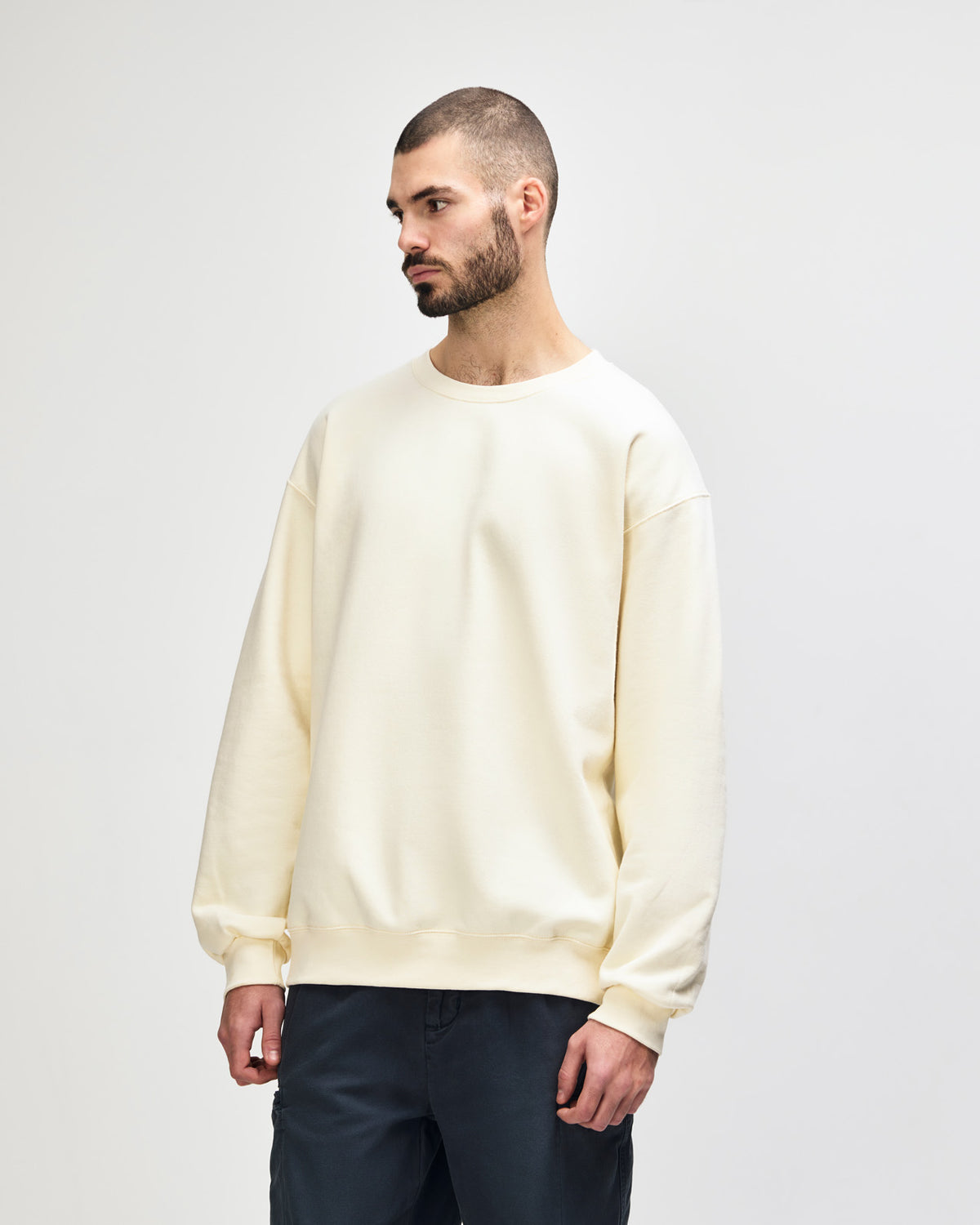 Gildan Hammer Maxweight Adult Crewneck Sweatshirt - Off White