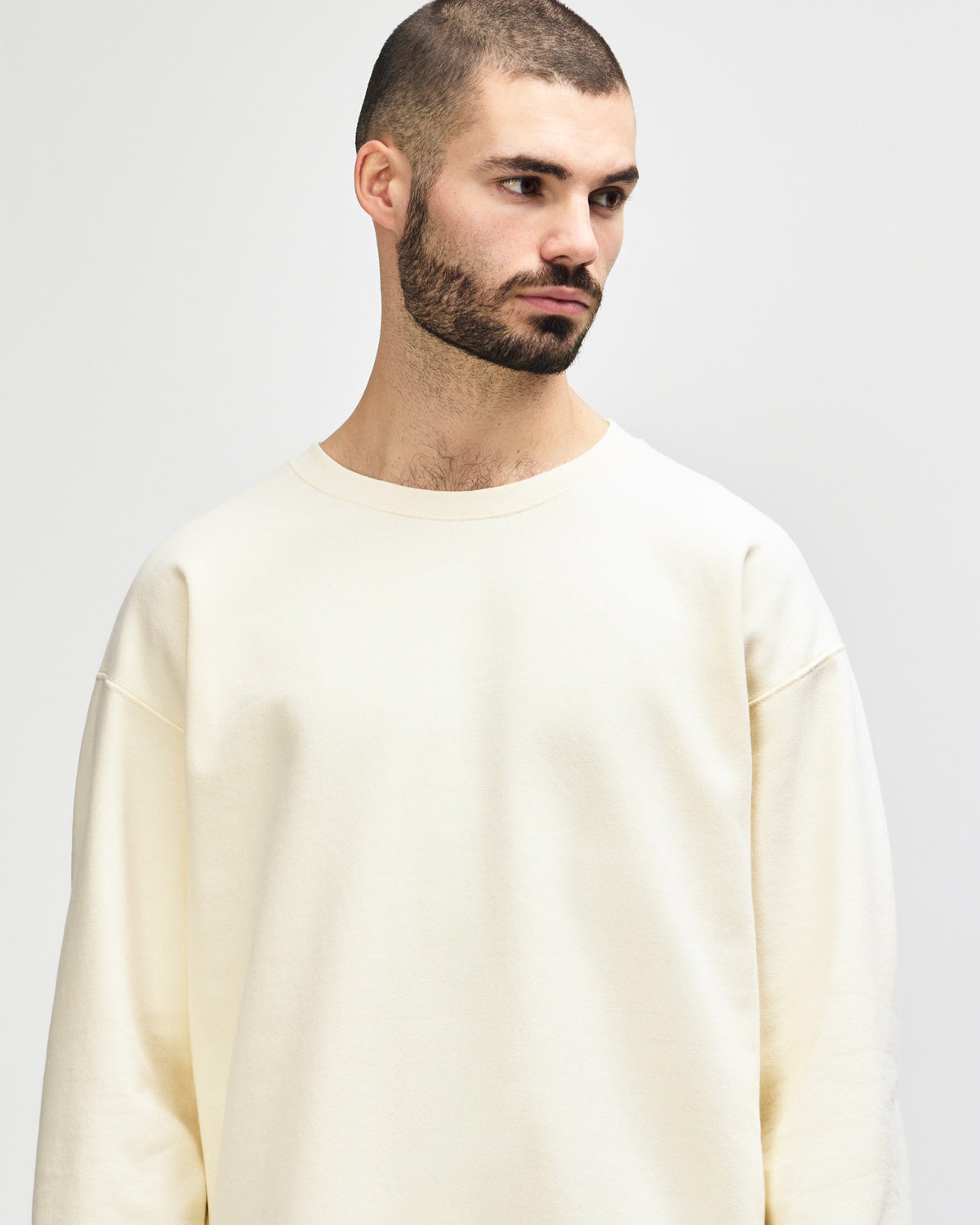 Gildan Hammer Maxweight Adult Crewneck Sweatshirt - Off White