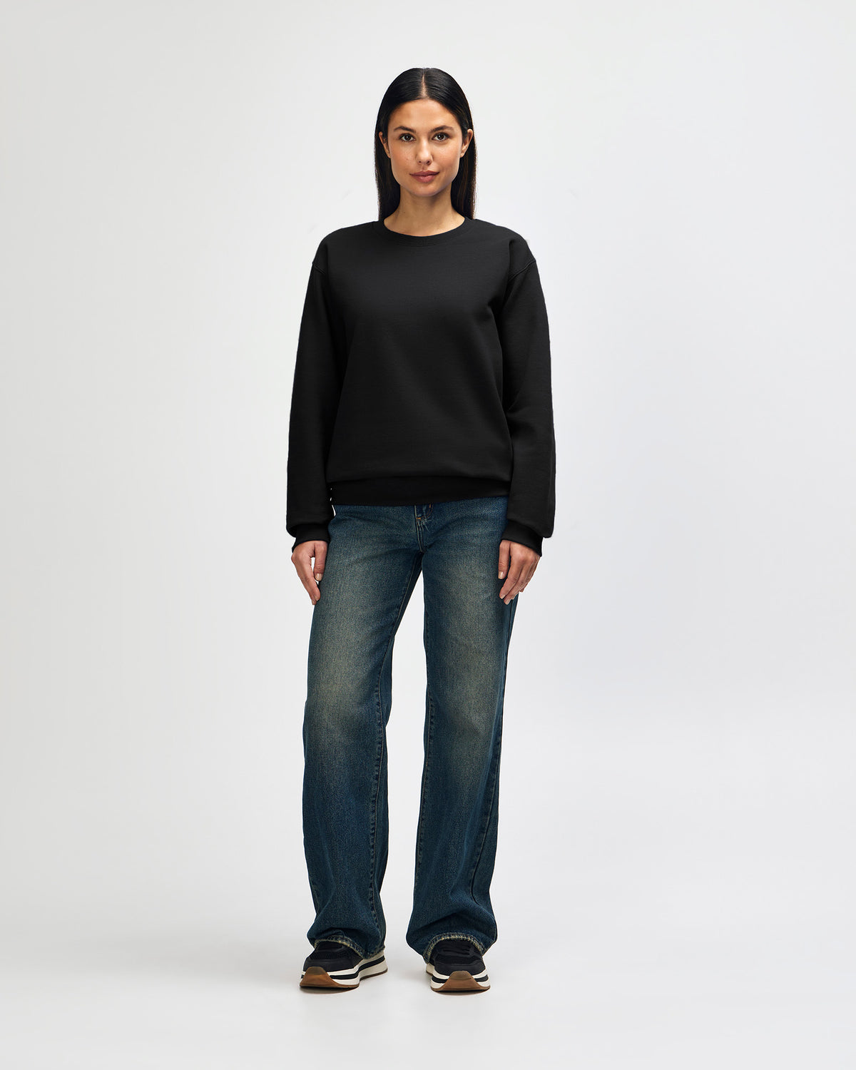 Gildan Hammer Maxweight Adult Crewneck Sweatshirt - Pitch Black