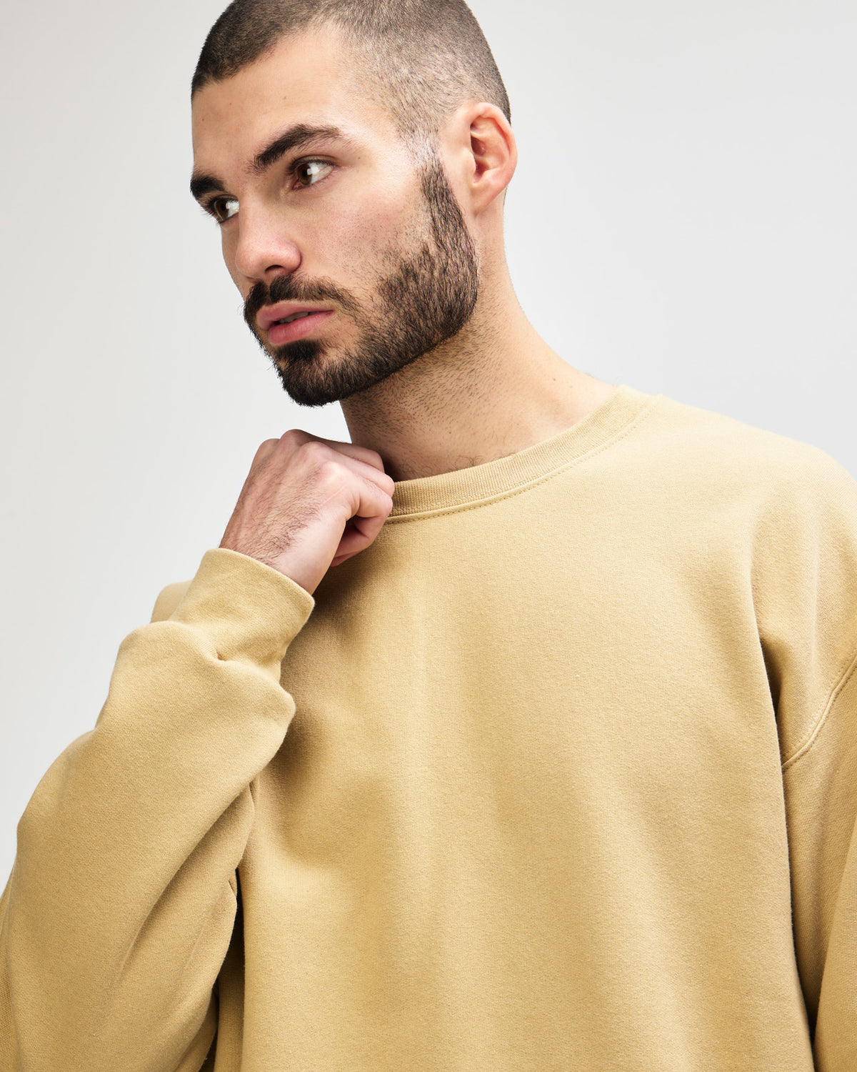 Gildan Hammer Maxweight Adult Crewneck Sweatshirt - Tan