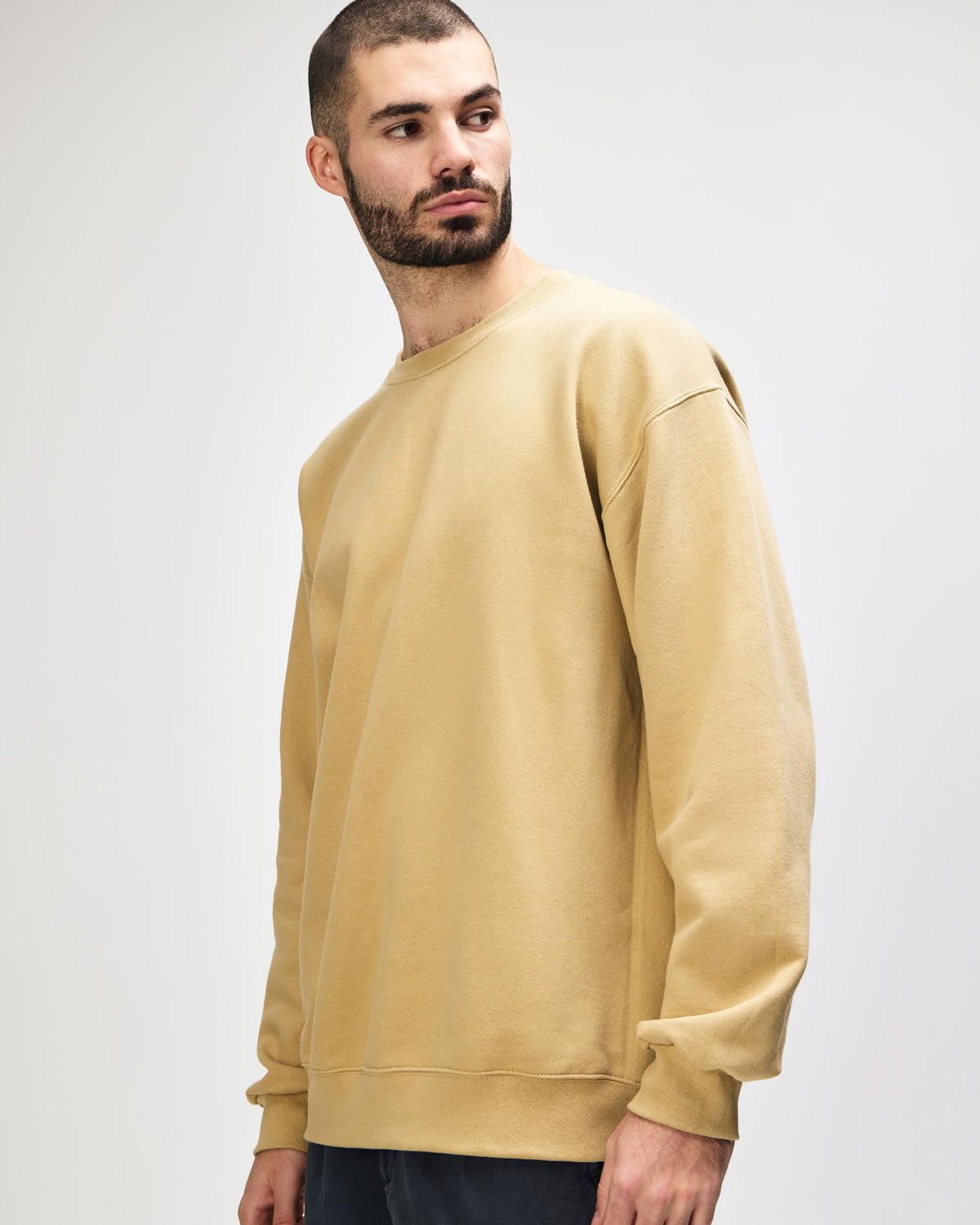 Gildan Hammer Maxweight Adult Crewneck Sweatshirt - Tan