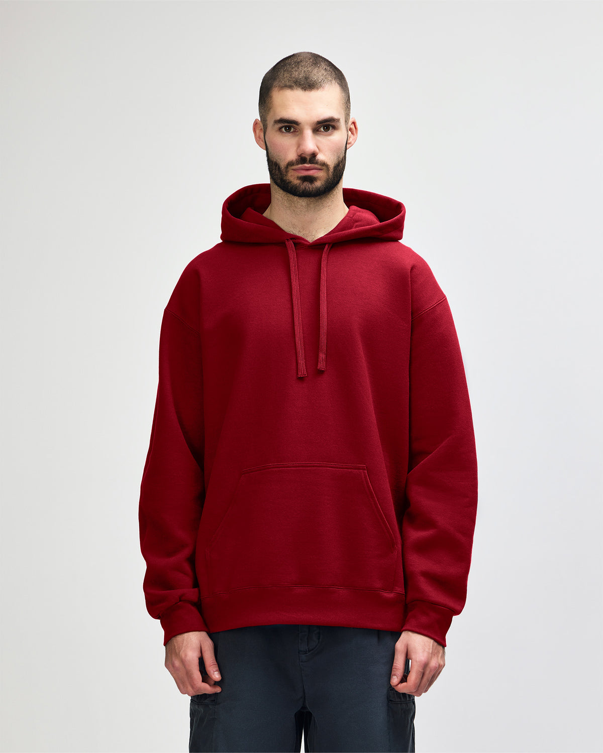 Gildan Hammer Maxweight Adult Hooded Sweatshirt - Cherry Red