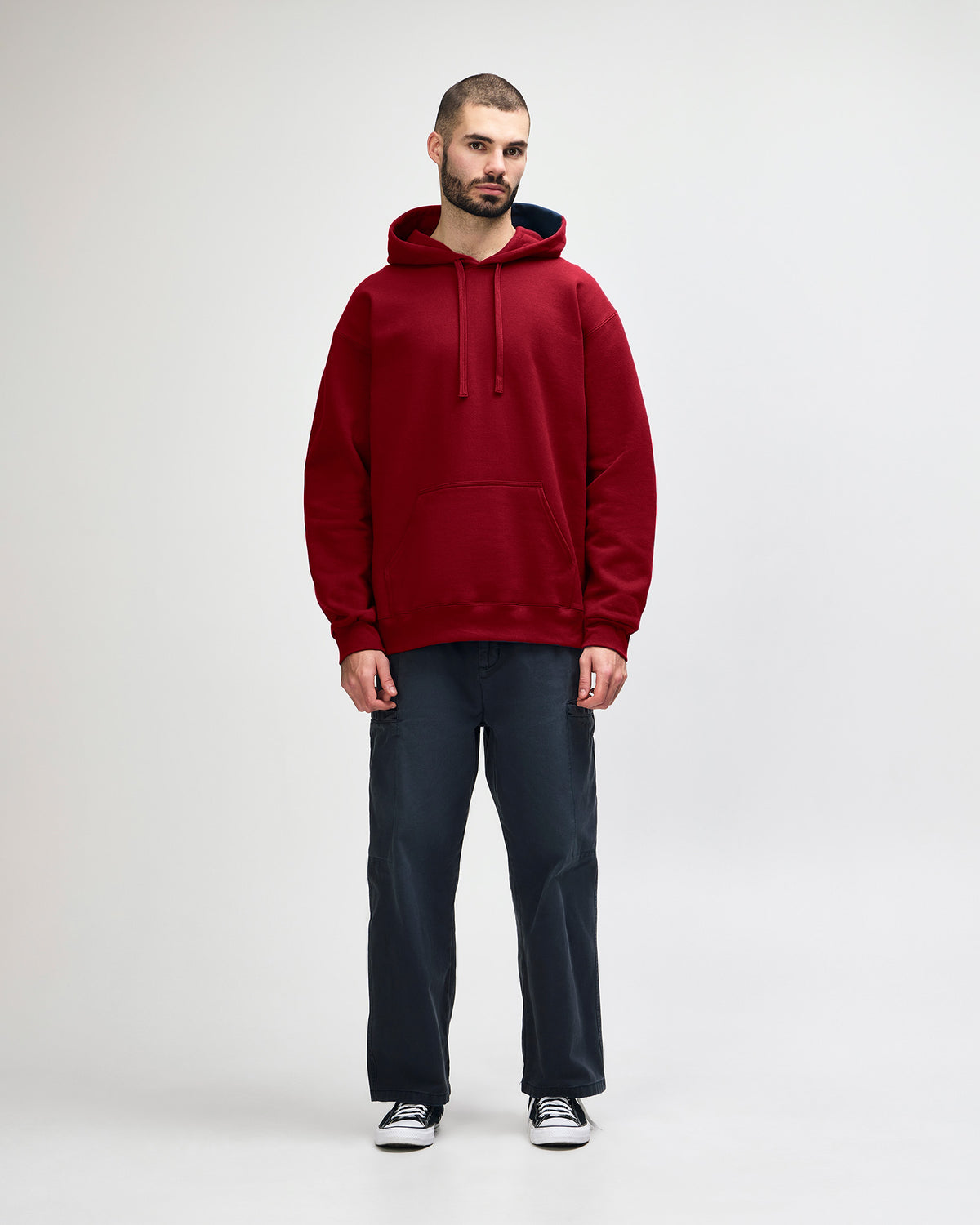 Gildan Hammer Maxweight Adult Hooded Sweatshirt - Cherry Red