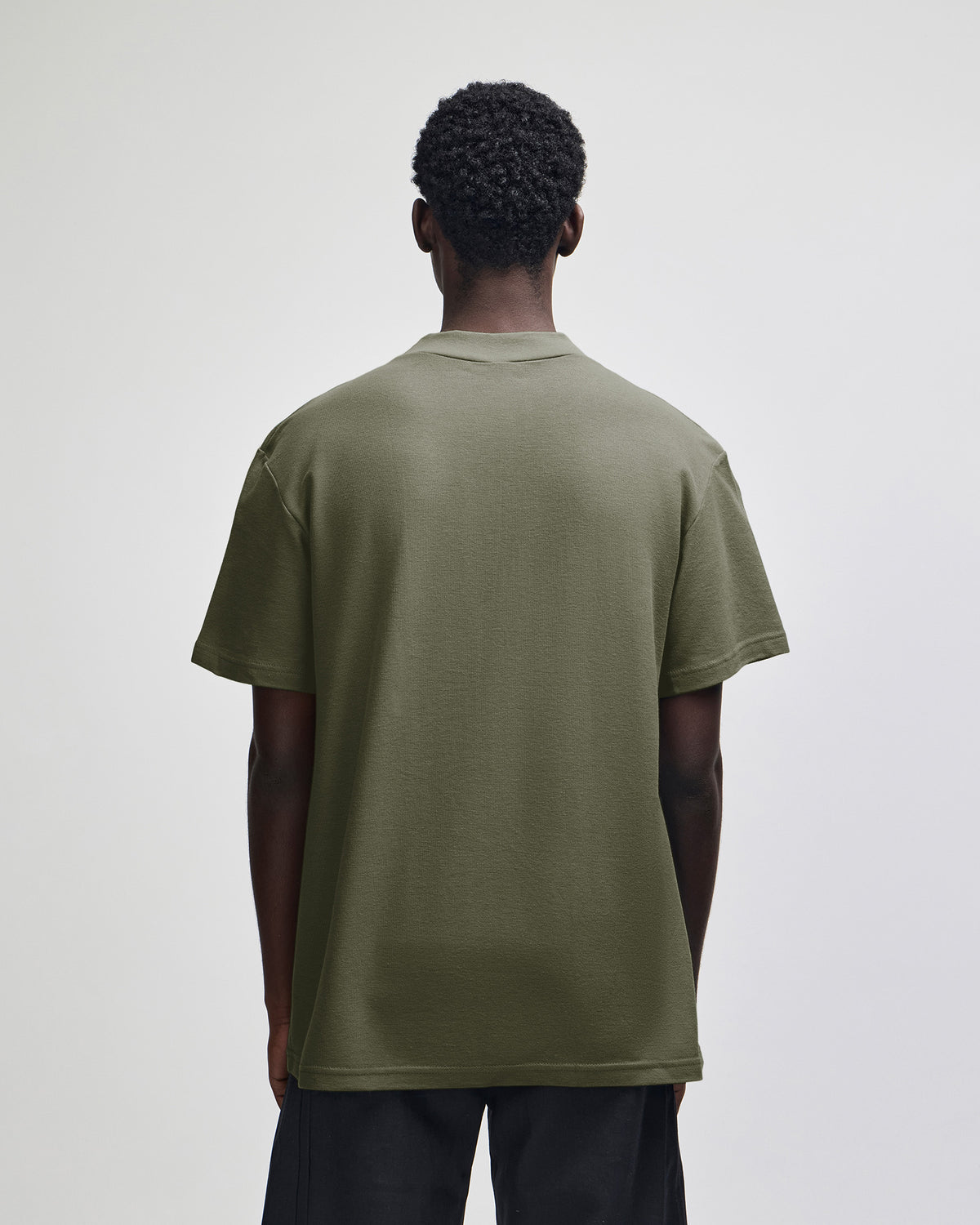 American Apparel Unisex Pique Mockneck T-shirt - Lieutenant