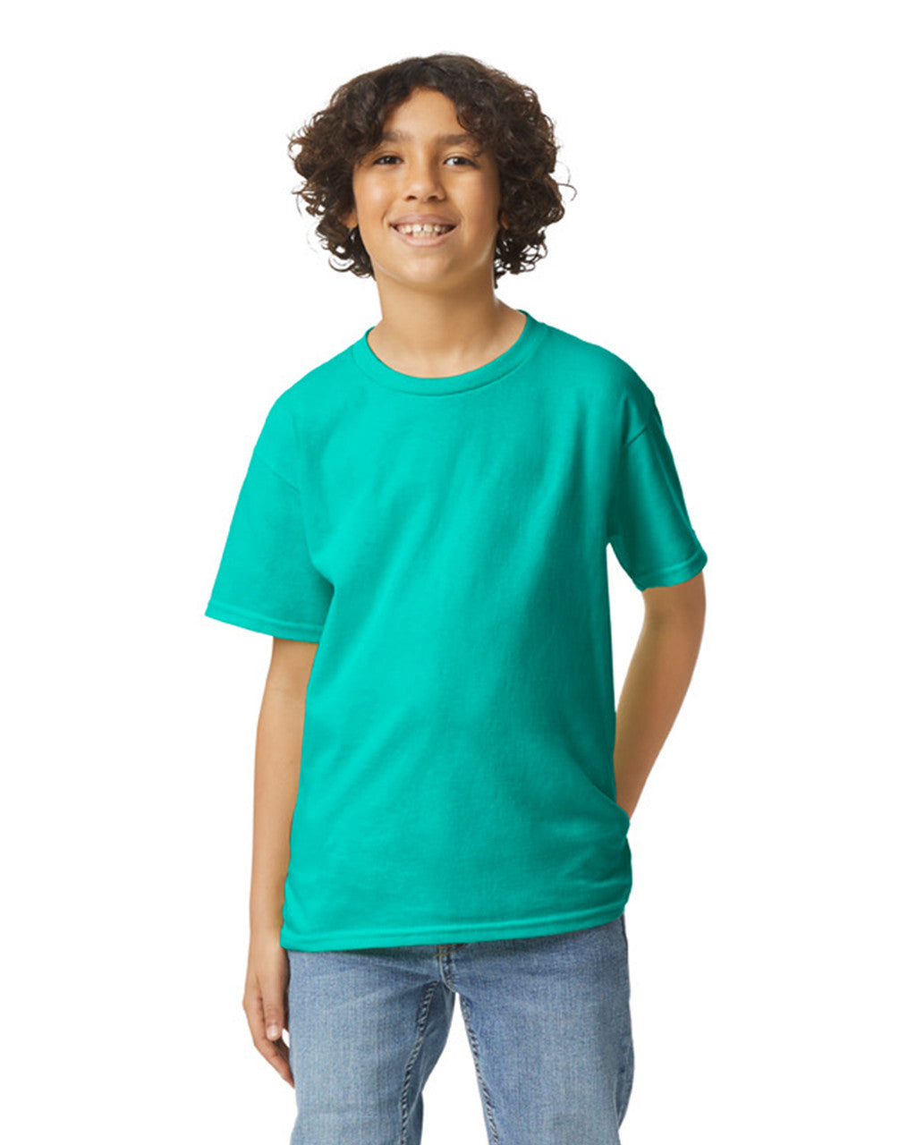 Gildan Youth Ultra Cotton Short Sleeve T-shirt - Jade Dome