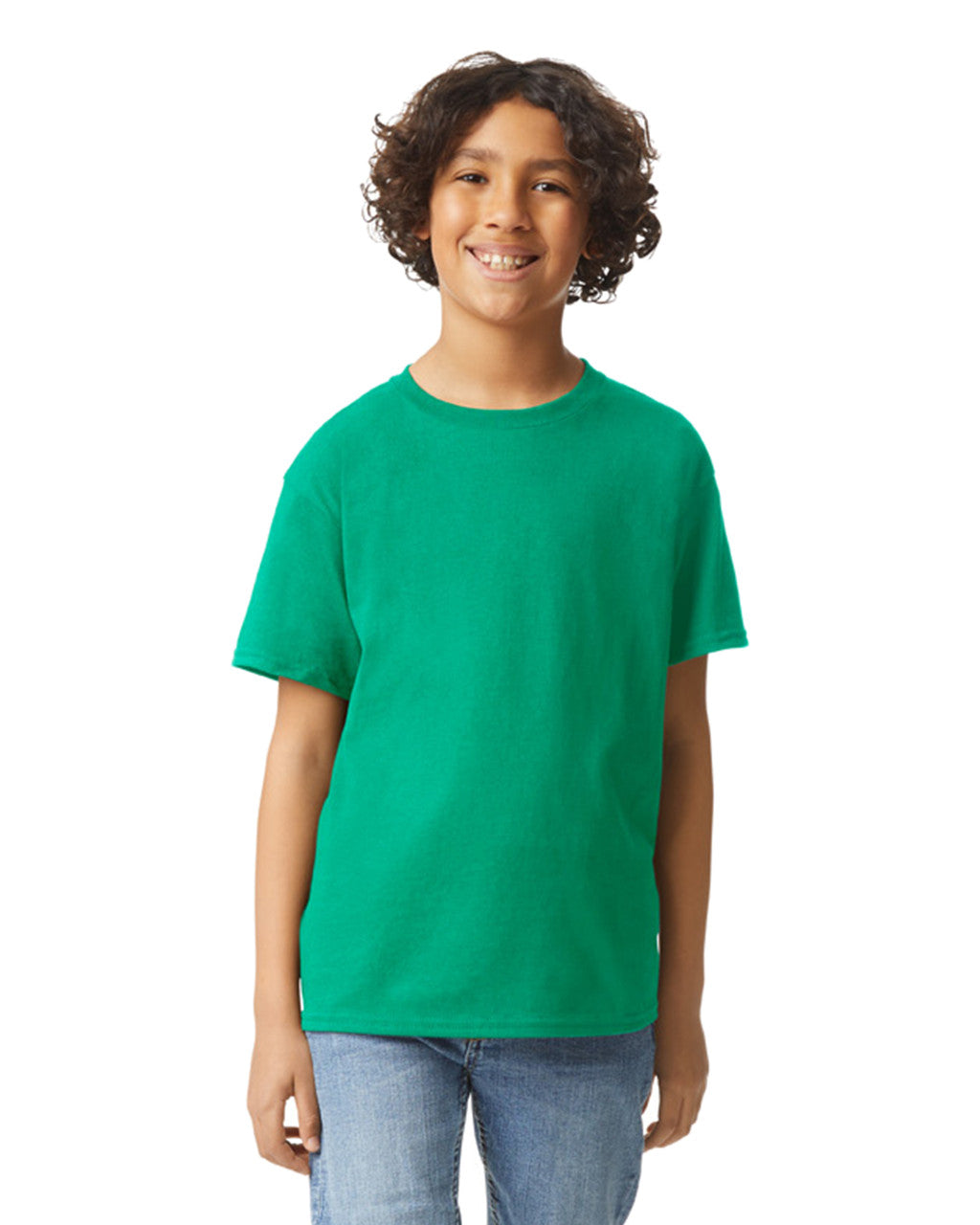 Gildan Youth Ultra Cotton Short Sleeve T-shirt - Kelly Green