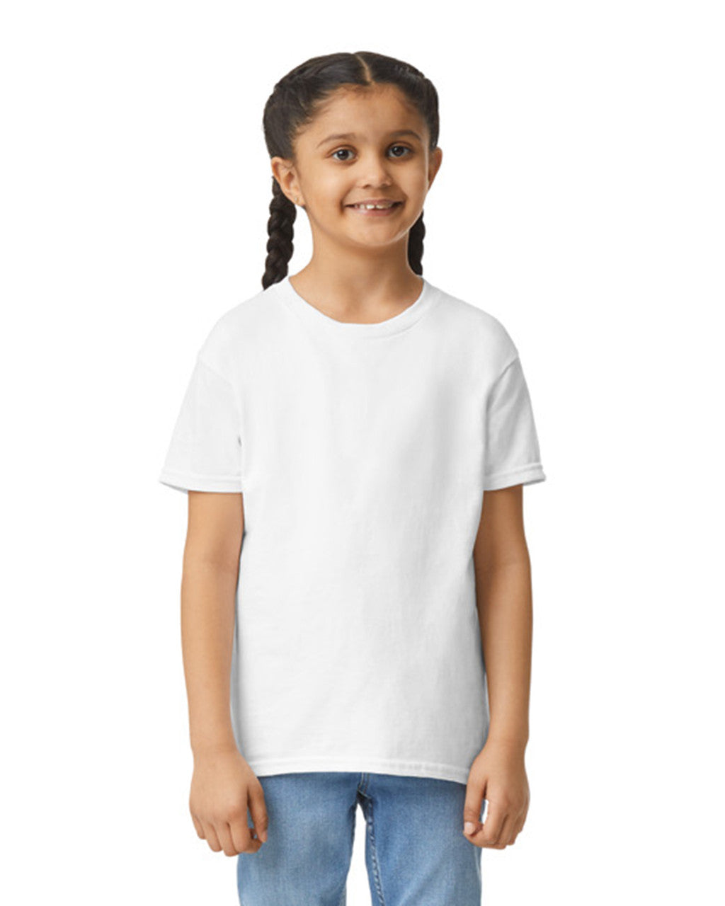 Gildan Youth Ultra Cotton Short Sleeve T-shirt - White