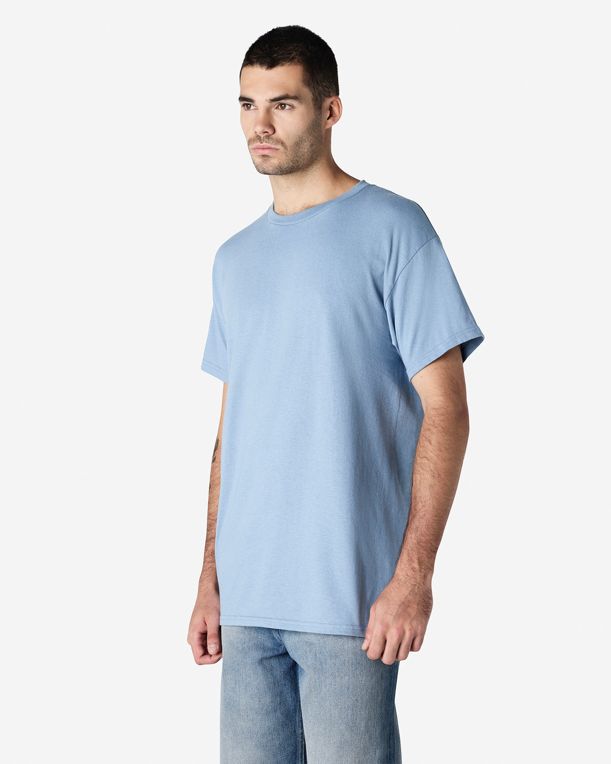 Gildan Ultra Cotton Adult T-Shirt - Stone Blue