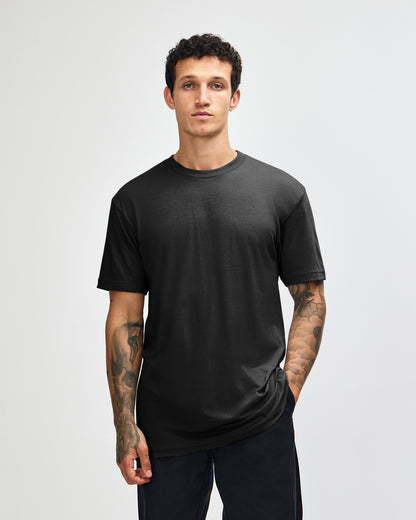 American Apparel Unisex CVC Short Sleeve T-Shirt - Black