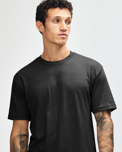American Apparel Unisex CVC Short Sleeve T-Shirt - Black