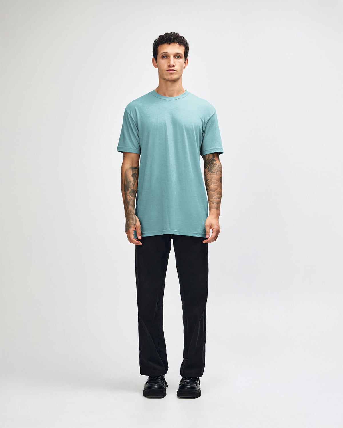 American Apparel Unisex CVC Short Sleeve T-Shirt - Heather Arctic