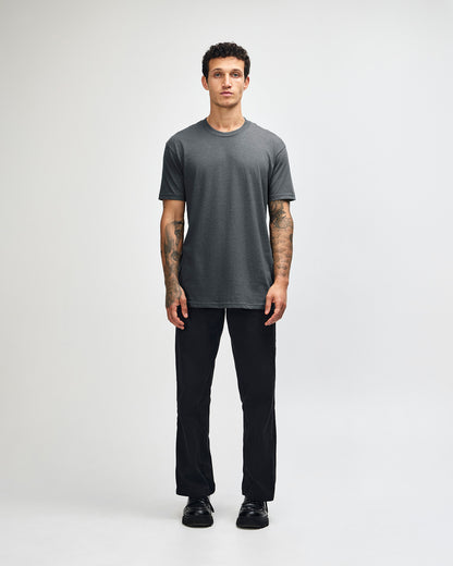 American Apparel Unisex CVC Short Sleeve T-Shirt - Heather Asphalt
