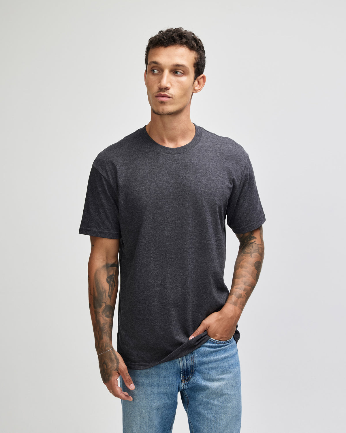 American Apparel Unisex CVC Short Sleeve T-Shirt - Black