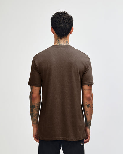 American Apparel Unisex CVC Short Sleeve T-Shirt - Heather Brown
