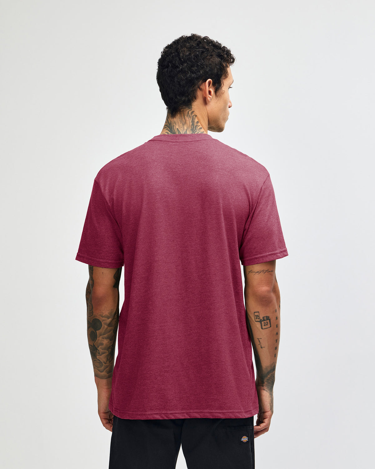 American Apparel Unisex CVC Short Sleeve T-Shirt - Heather Burgundy