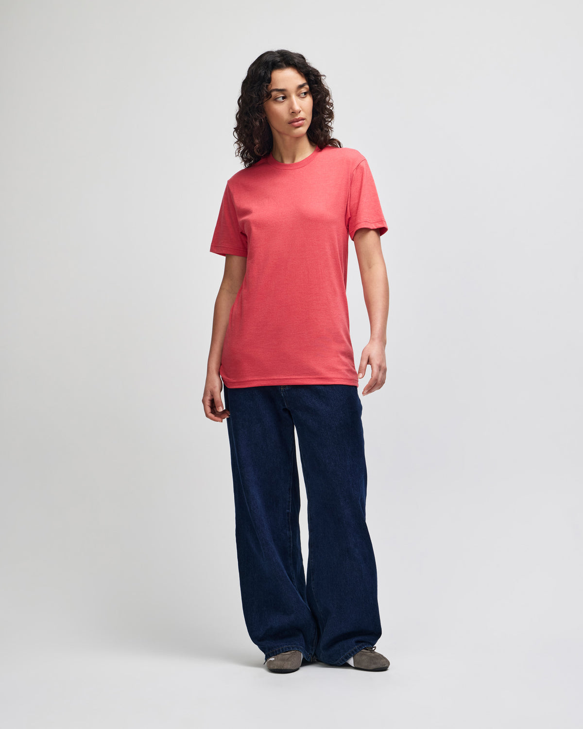 American Apparel Unisex CVC Short Sleeve T-Shirt - Heather Canyon