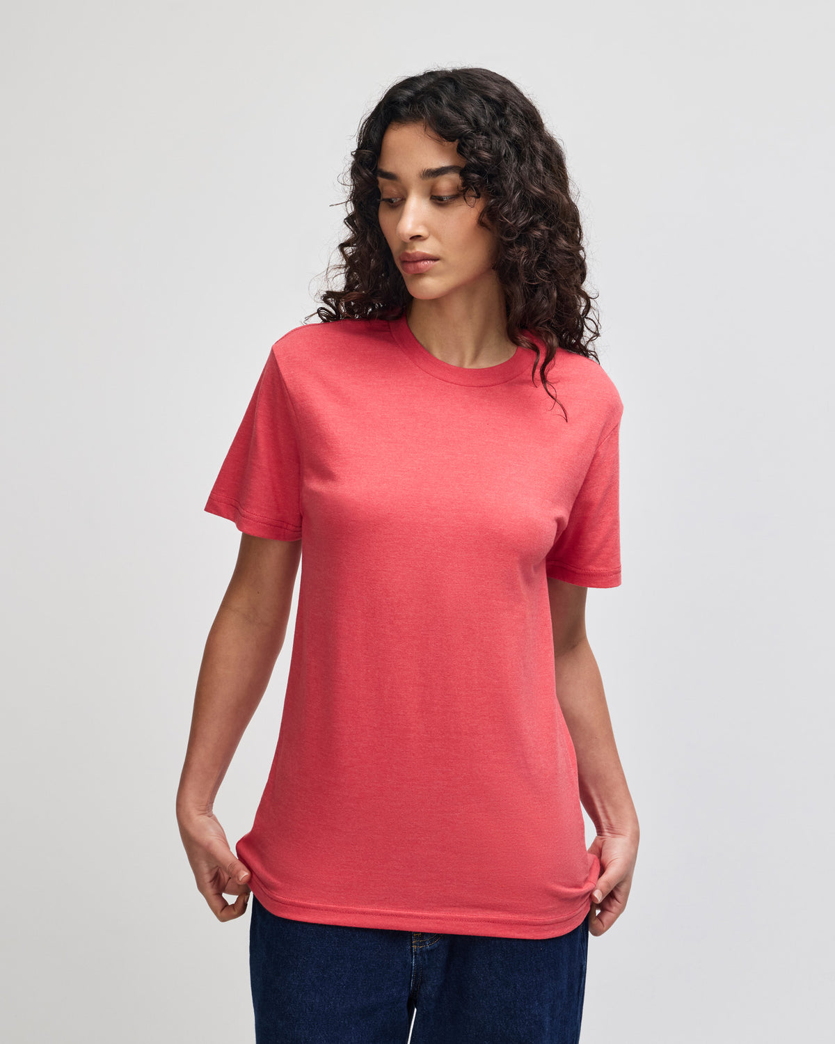 American Apparel Unisex CVC Short Sleeve T-Shirt - Heather Canyon