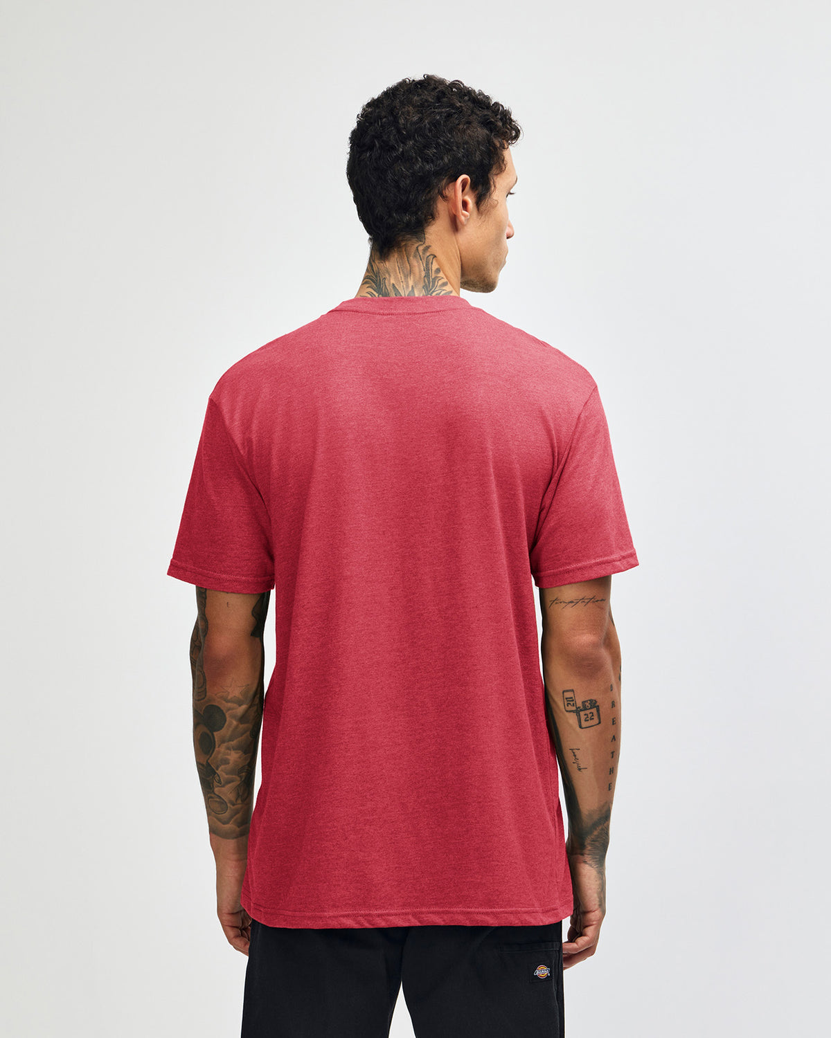 American Apparel Unisex CVC Short Sleeve T-Shirt - Heather Cardinal