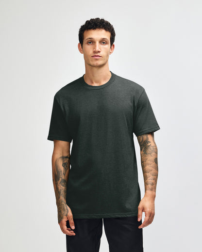 American Apparel Unisex CVC Short Sleeve T-Shirt - Heather Charcoal