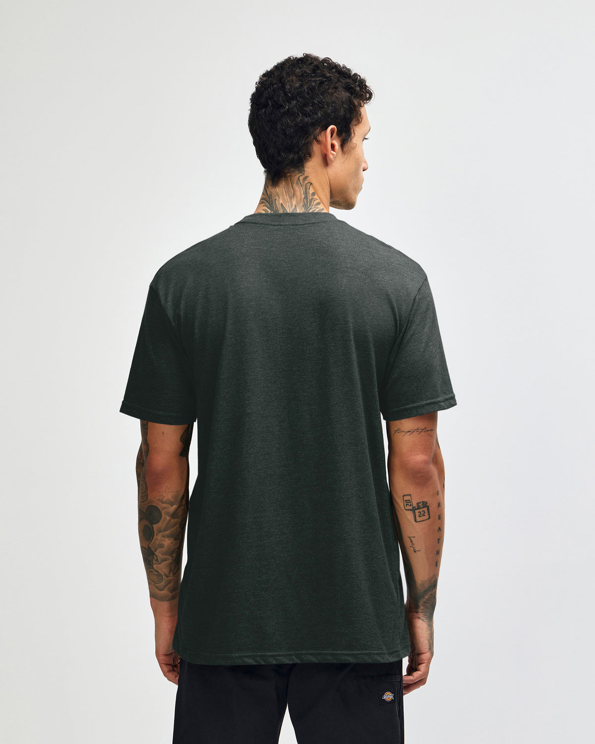 American Apparel Unisex CVC Short Sleeve T-Shirt - Heather Charcoal