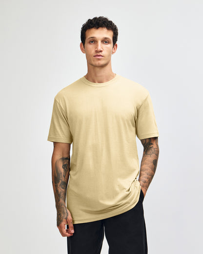 American Apparel Unisex CVC Short Sleeve T-Shirt - Heather Cream