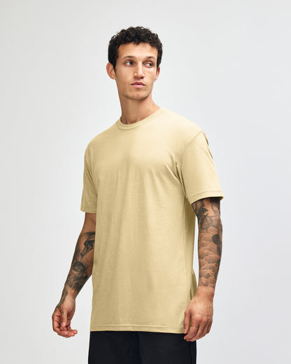 American Apparel Unisex CVC Short Sleeve T-Shirt - Heather Cream