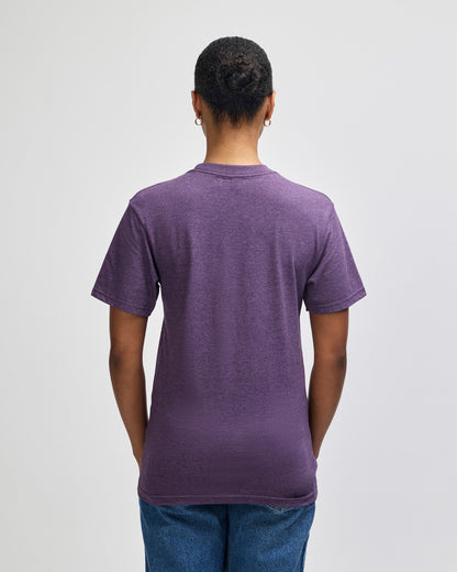 American Apparel Unisex CVC Short Sleeve T-Shirt - Heather Eggplant