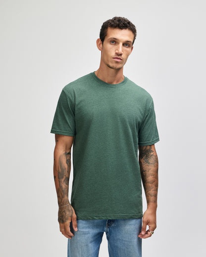 American Apparel Unisex CVC Short Sleeve T-Shirt - Heather Forest