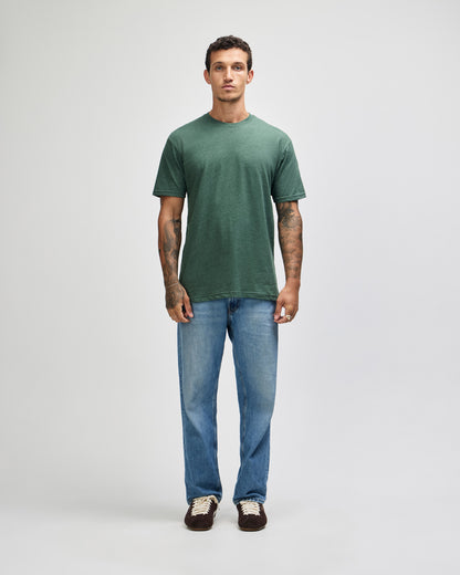 American Apparel Unisex CVC Short Sleeve T-Shirt - Heather Forest