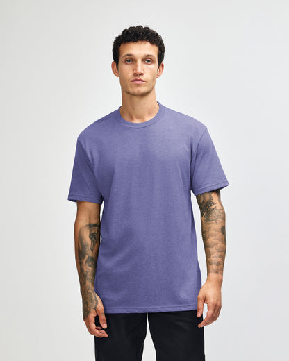 American Apparel Unisex CVC Short Sleeve T-Shirt - Heather Grape