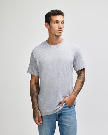 American Apparel Unisex CVC Short Sleeve T-Shirt - Heather Grey