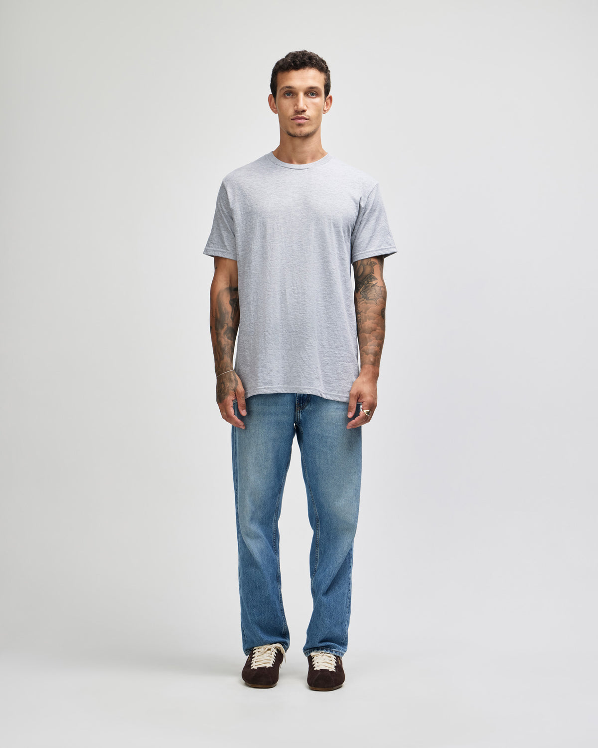 American Apparel Unisex CVC Short Sleeve T-Shirt - Heather Grey
